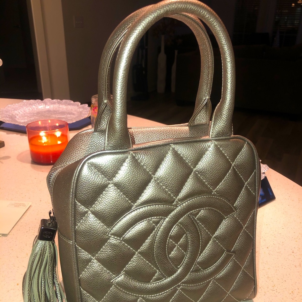 Chanel CC Tassel Bowler bag